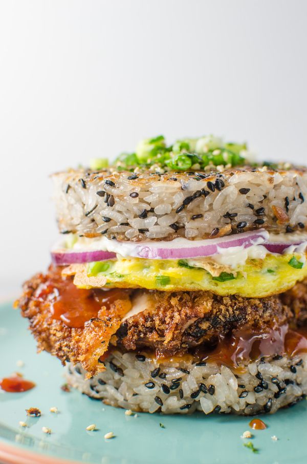 Chicken Katsu Sushi Burger