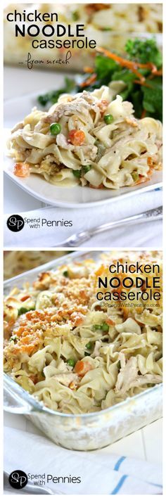 Chicken Noodle Casserole (from Scratch