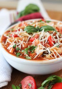 Chicken Parmesan Soup