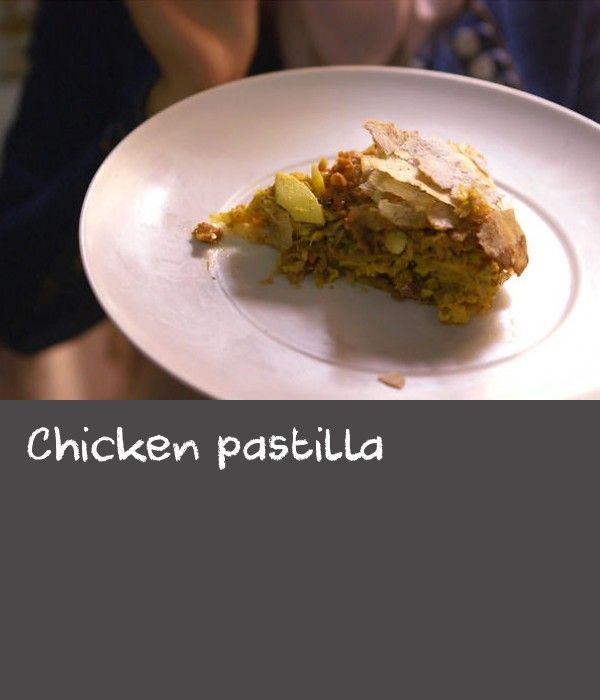 Chicken pastilla