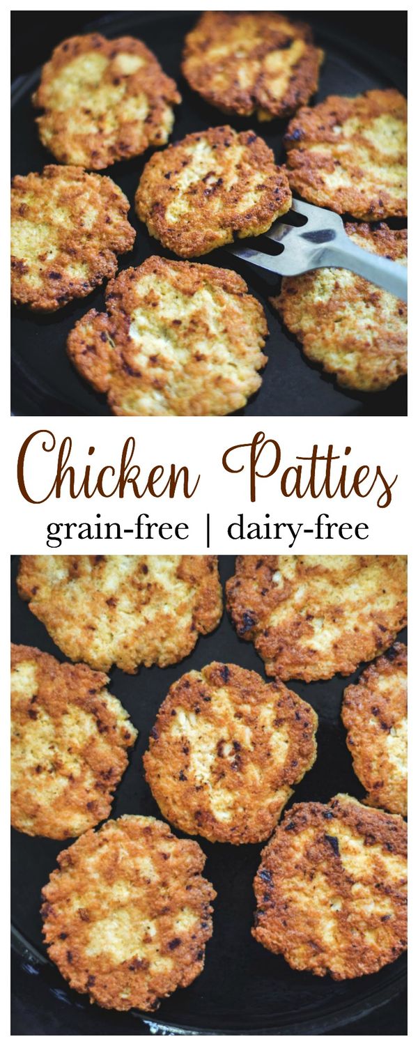 Chicken Patties (Grain-Free & Dairy-Free