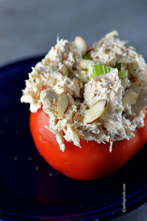 Chicken Salad Stuffed Tomatoes