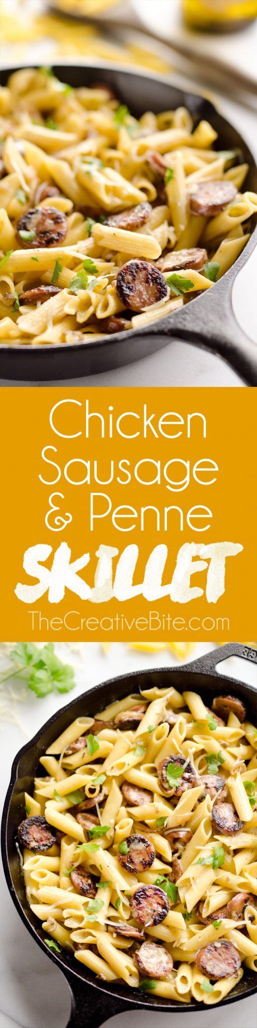 Chicken Sausage & Penne Skillet (Gluten Free