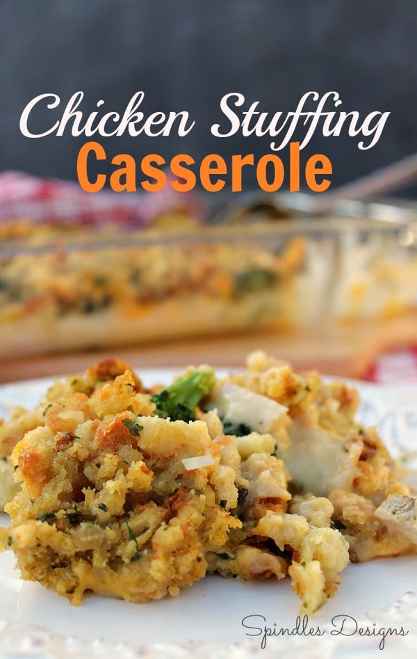 Chicken Stuffing Casserole