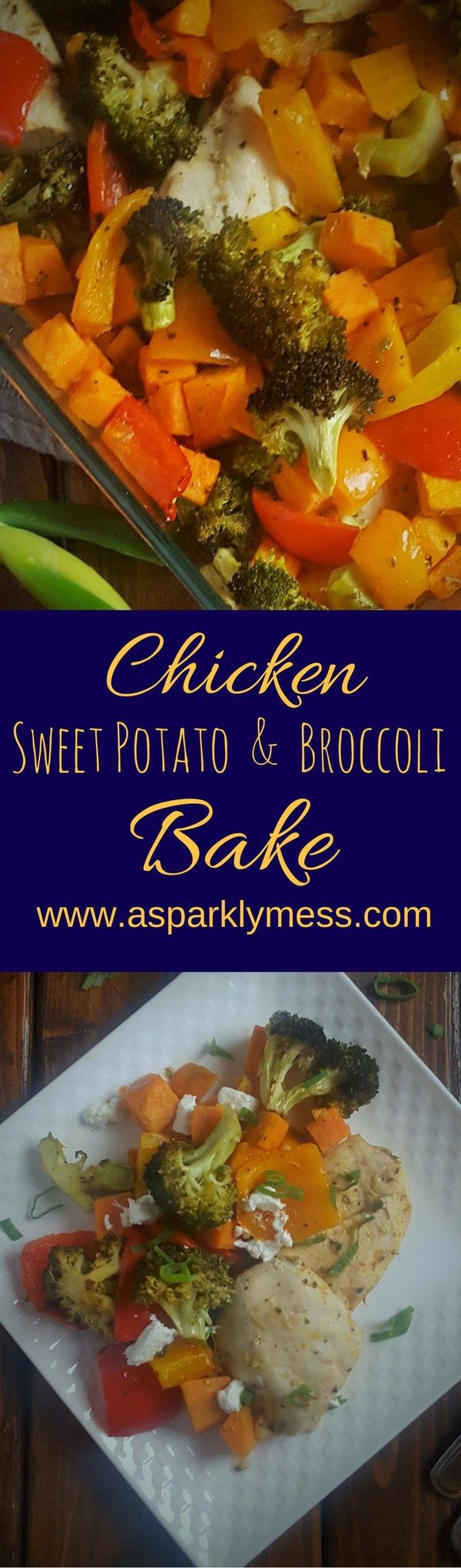 Chicken Sweet Potato & Broccoli Bake