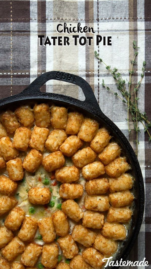 Chicken Tater Tot Pie