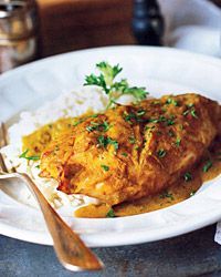 Chicken with Banana Curry Sauce