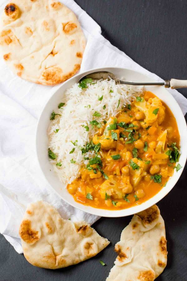 Chickpea and Cauliflower Curry