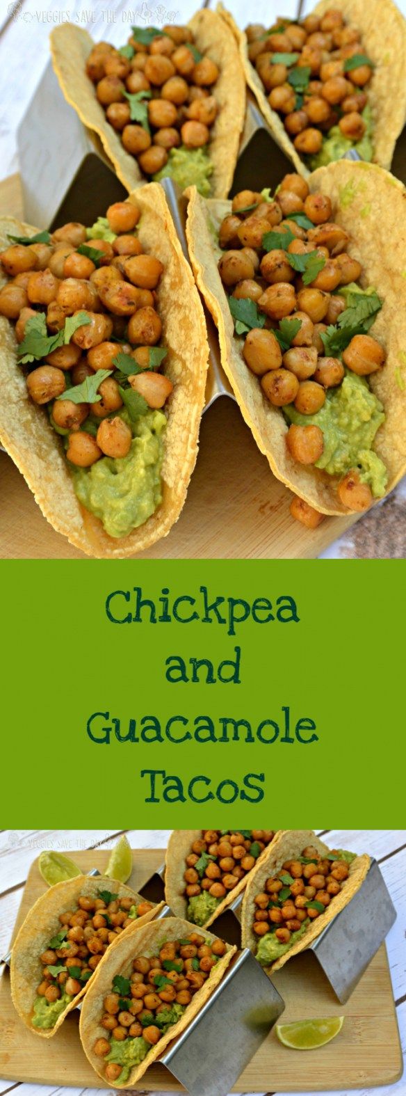 Chickpea and Guacamole Tacos