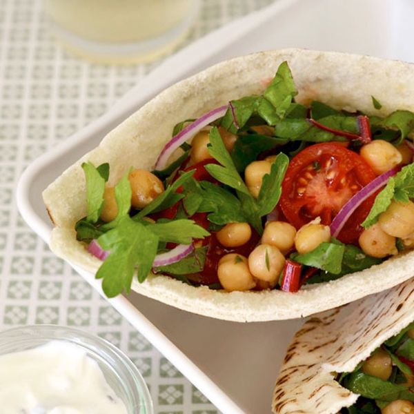 Chickpea Pitas