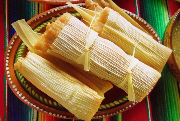 Chile Colorado Pork Tamales