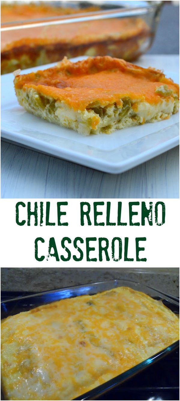 Chile Relleno Breakfast Casserole