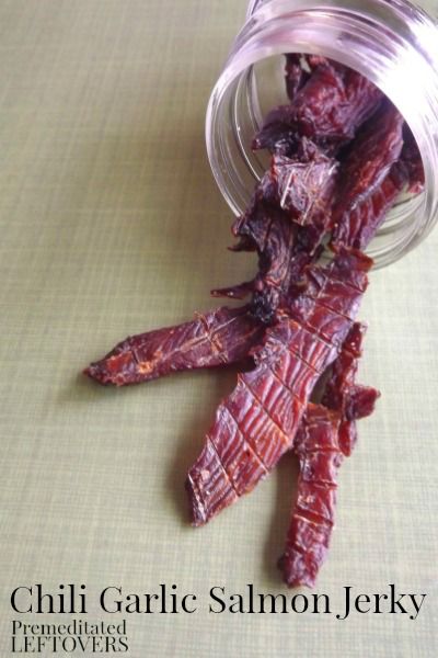 Chili Garlic Salmon Jerky