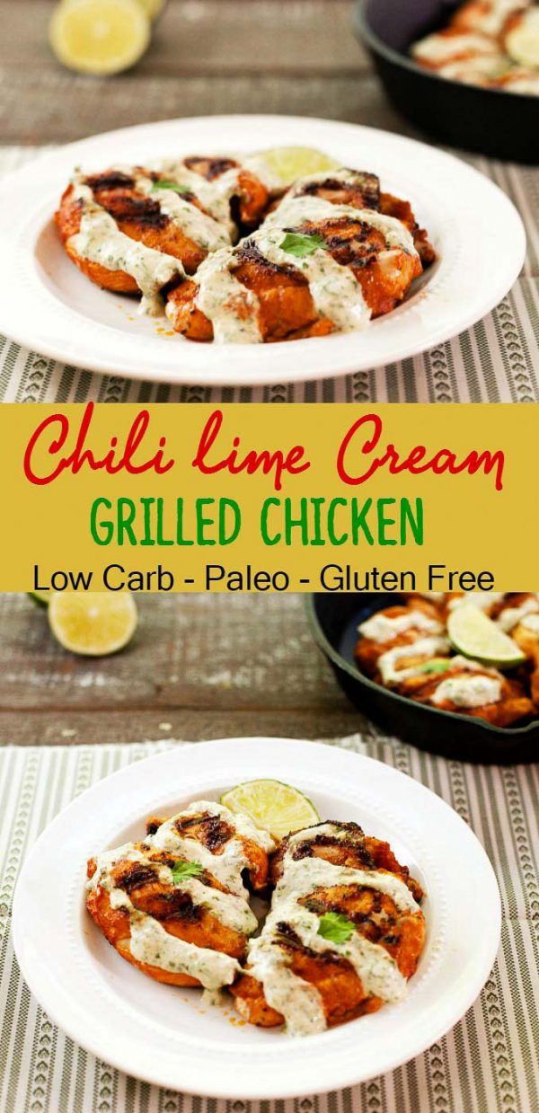 Chili Lime Cream Grilled Chicken