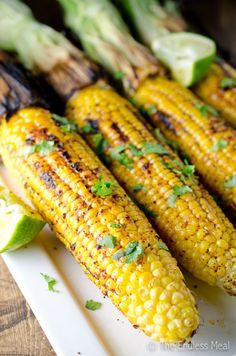 Chili Lime Roasted Corn on the Cob