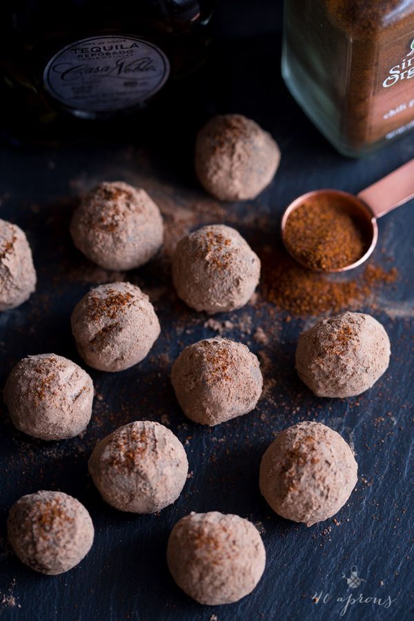 Chili-Tequila Chocolate Truffles