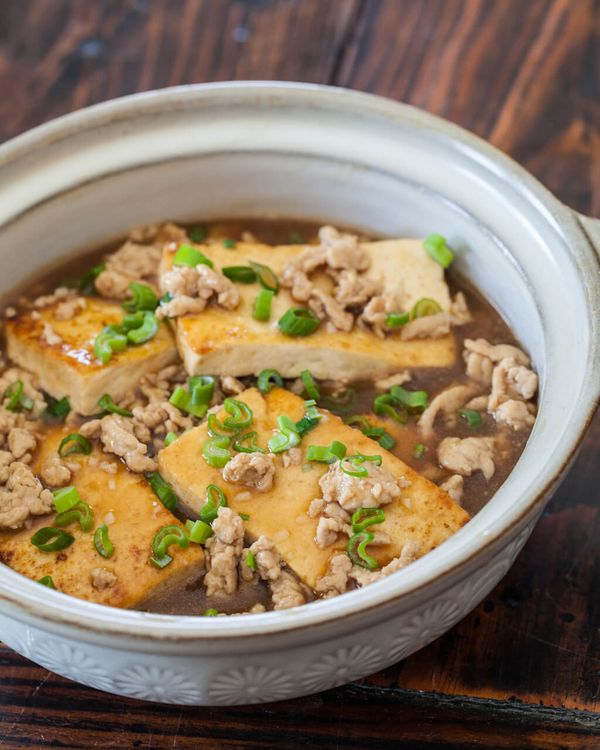 Chinese Braised Tofu with Ground Pork