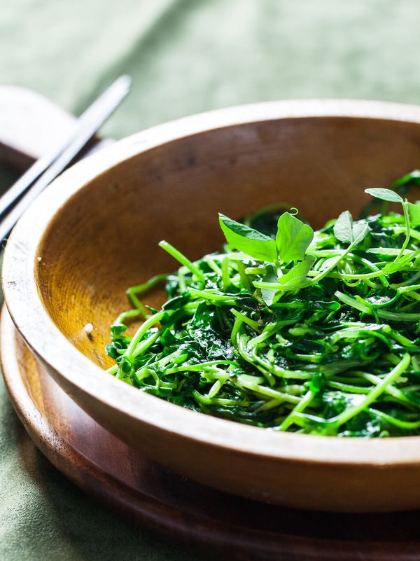 Chinese Stir Fried Pea Shoots