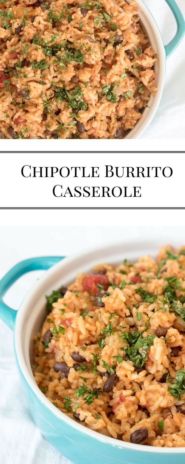 Chipolte Burrito Casserole