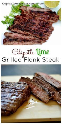 Chipotle Lime Grilled Flank Steak