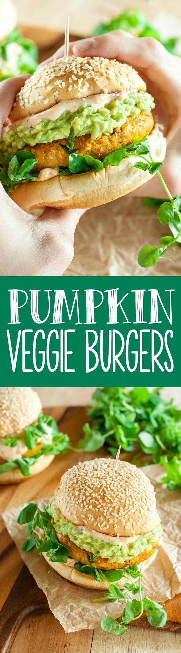 Chipotle Pumpkin Veggie Burgers