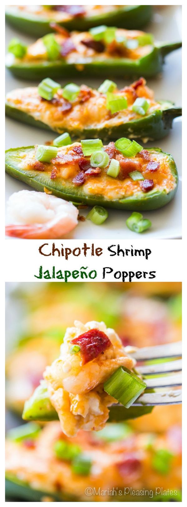 Chipotle Shrimp Jalapeño Poppers