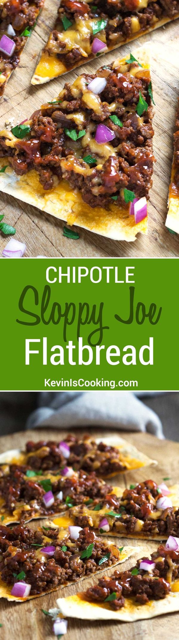 Chipotle Sloppy Joe Flatbreads