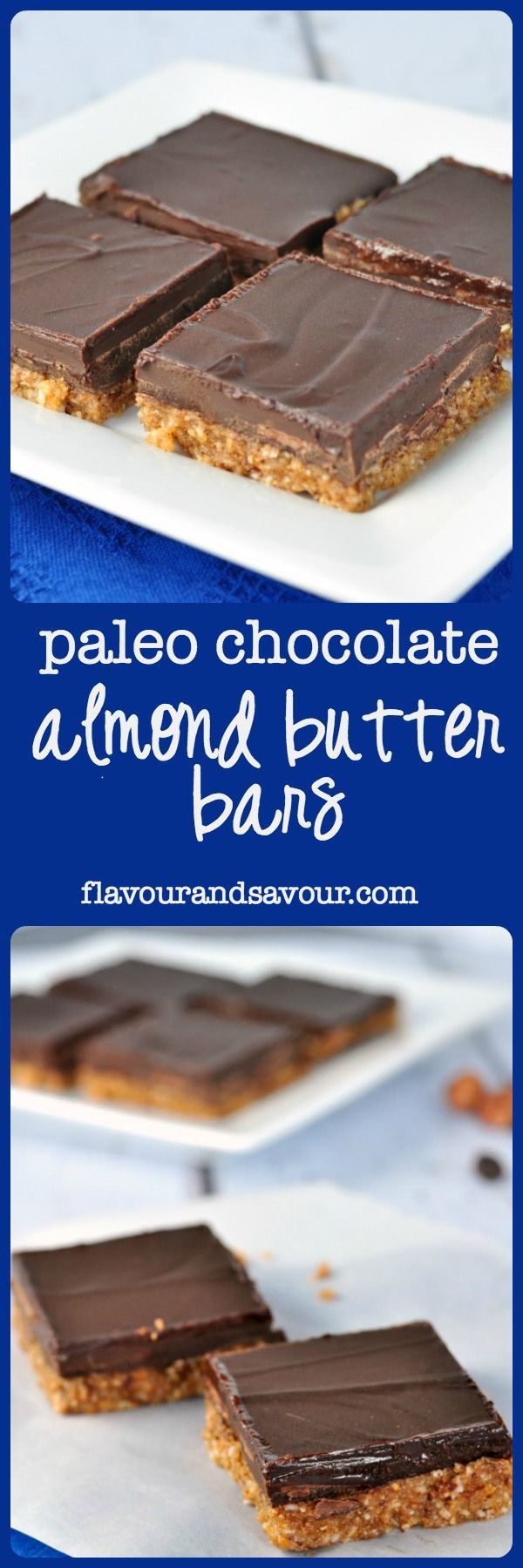 Chocolate Almond Butter Bars