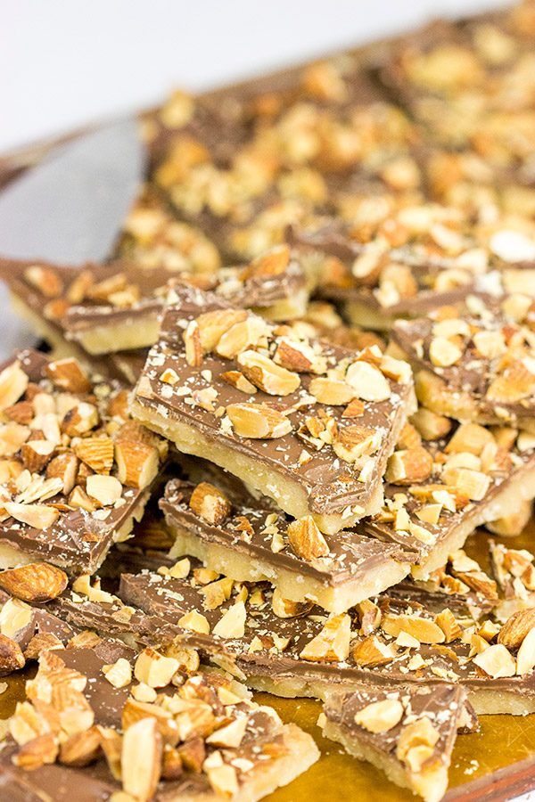 Chocolate Almond Toffee