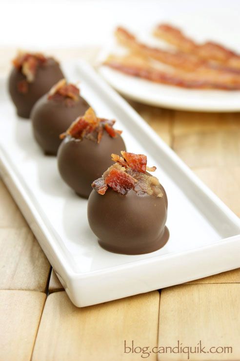 Chocolate Bacon Truffles