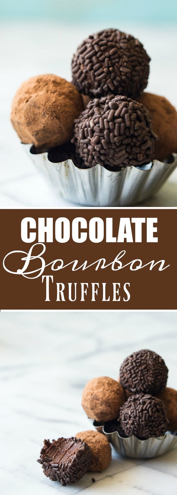 Chocolate Bourbon Truffles