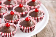 Chocolate Cherry Candy Cups