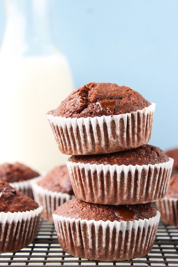 Chocolate Chia Seed Muffins