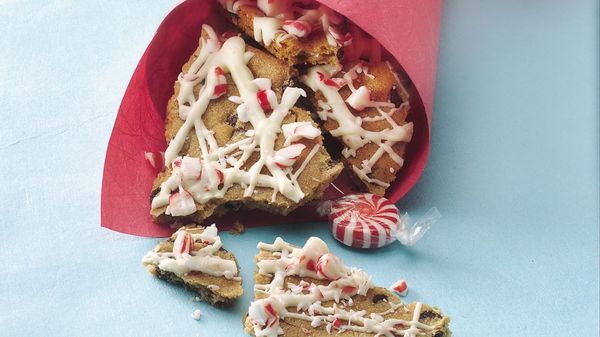 Chocolate Chip and Peppermint Cookie Bark