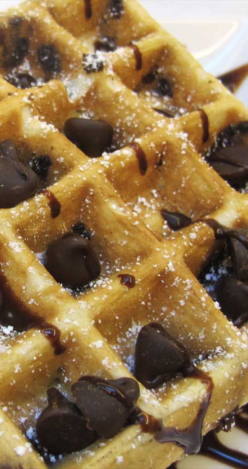 Chocolate Chip Belgian Waffles