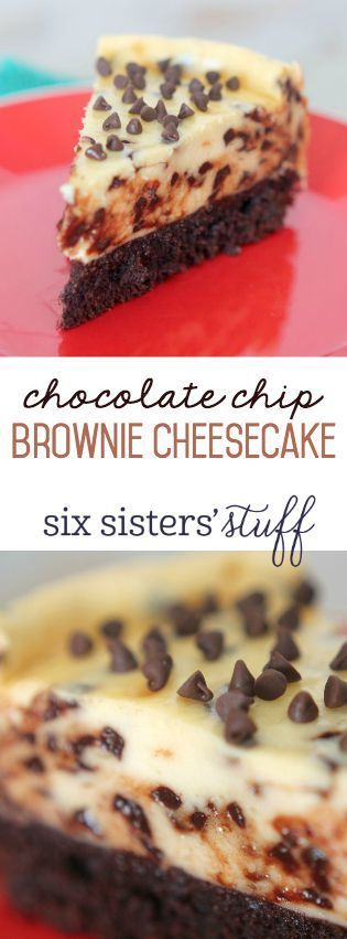 Chocolate Chip Brownie Cheesecake