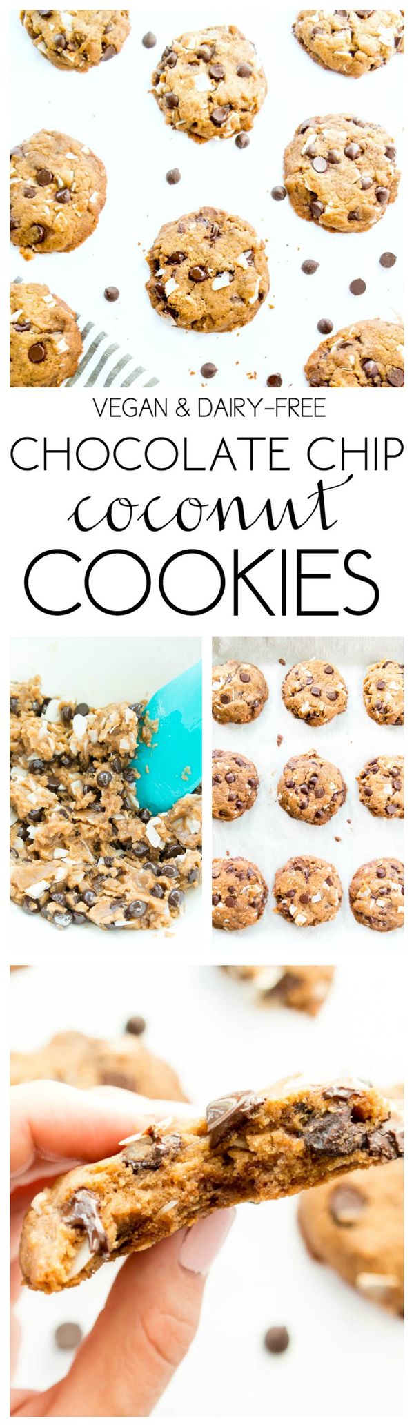 Chocolate Chip Coconut Cookies