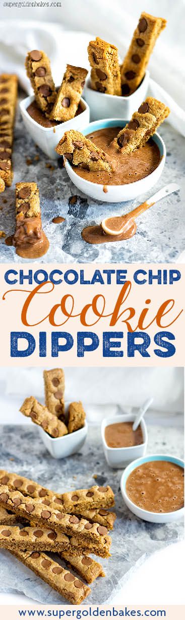 Chocolate chip cookie dippers