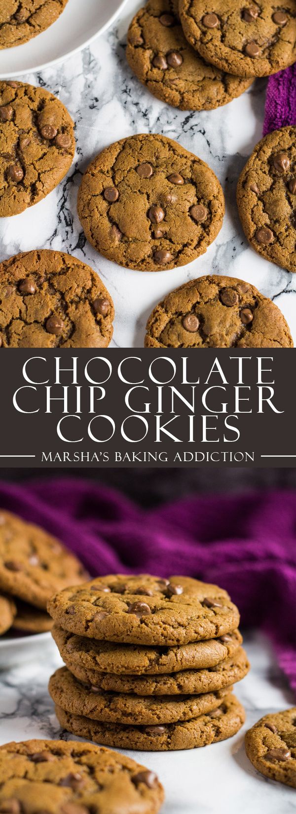 Chocolate Chip Ginger Cookies