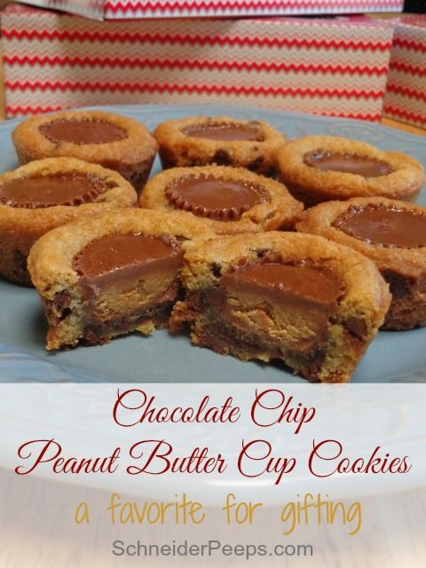 Chocolate Chip Peanut Butter Cup Cookies