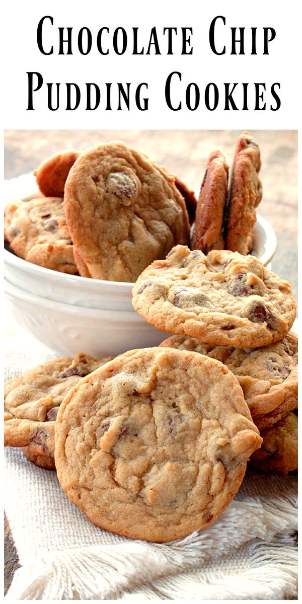 Chocolate Chip Pudding Cookies