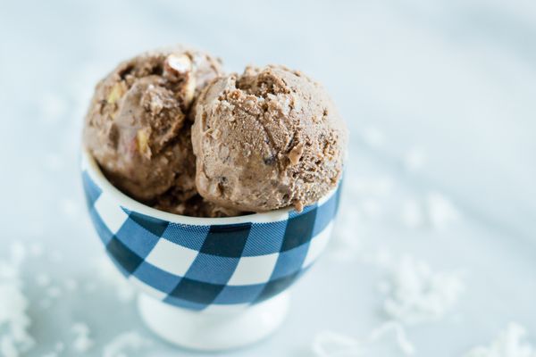 Chocolate Coconut Almond Ice Cream