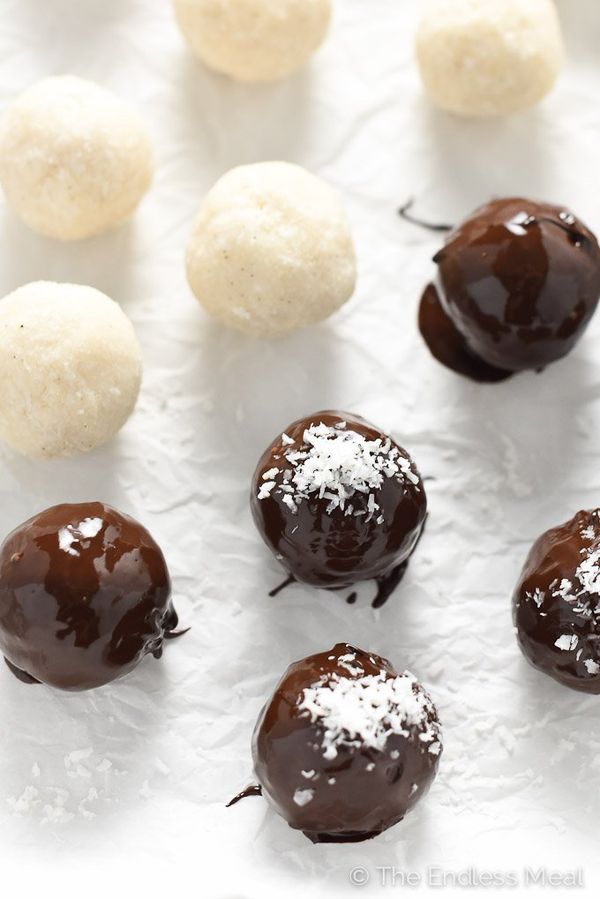 Chocolate Coconut Bliss Balls