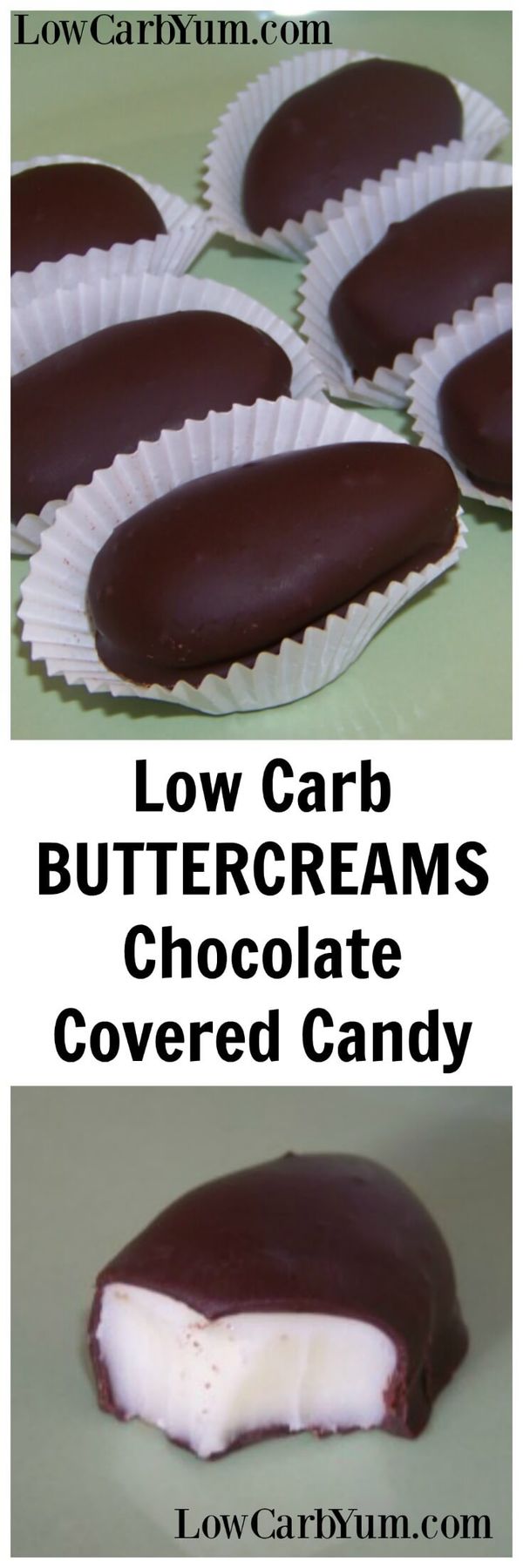 Chocolate Covered Candy - Low Carb Buttercreams