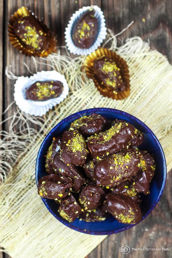 Chocolate Covered Date Recipe With Almonds