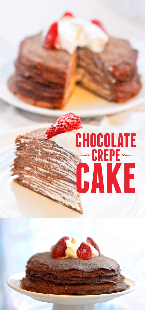 Chocolate Crêpe Cake