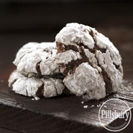 Chocolate Crackled Cookies