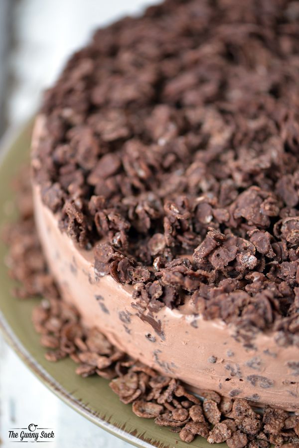 Chocolate Crunch Ice Cream Cake