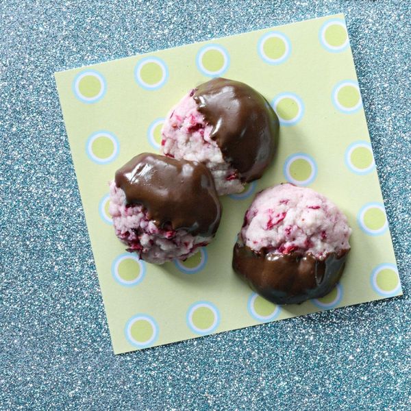 Chocolate-Dipped Cranberry Cookies