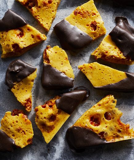 Chocolate-Dipped Honeycomb